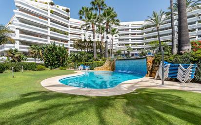 Exterior view of Flat for sale in Marbella  with Air Conditioner, Swimming Pool and Community pool