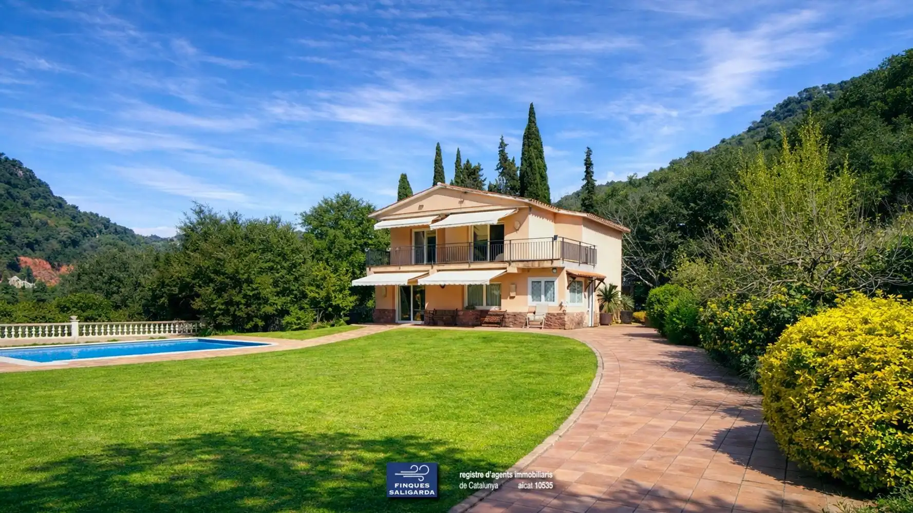 Vista exterior de Casa o xalet en venda en Tagamanent amb Calefacció, Terrassa i Traster