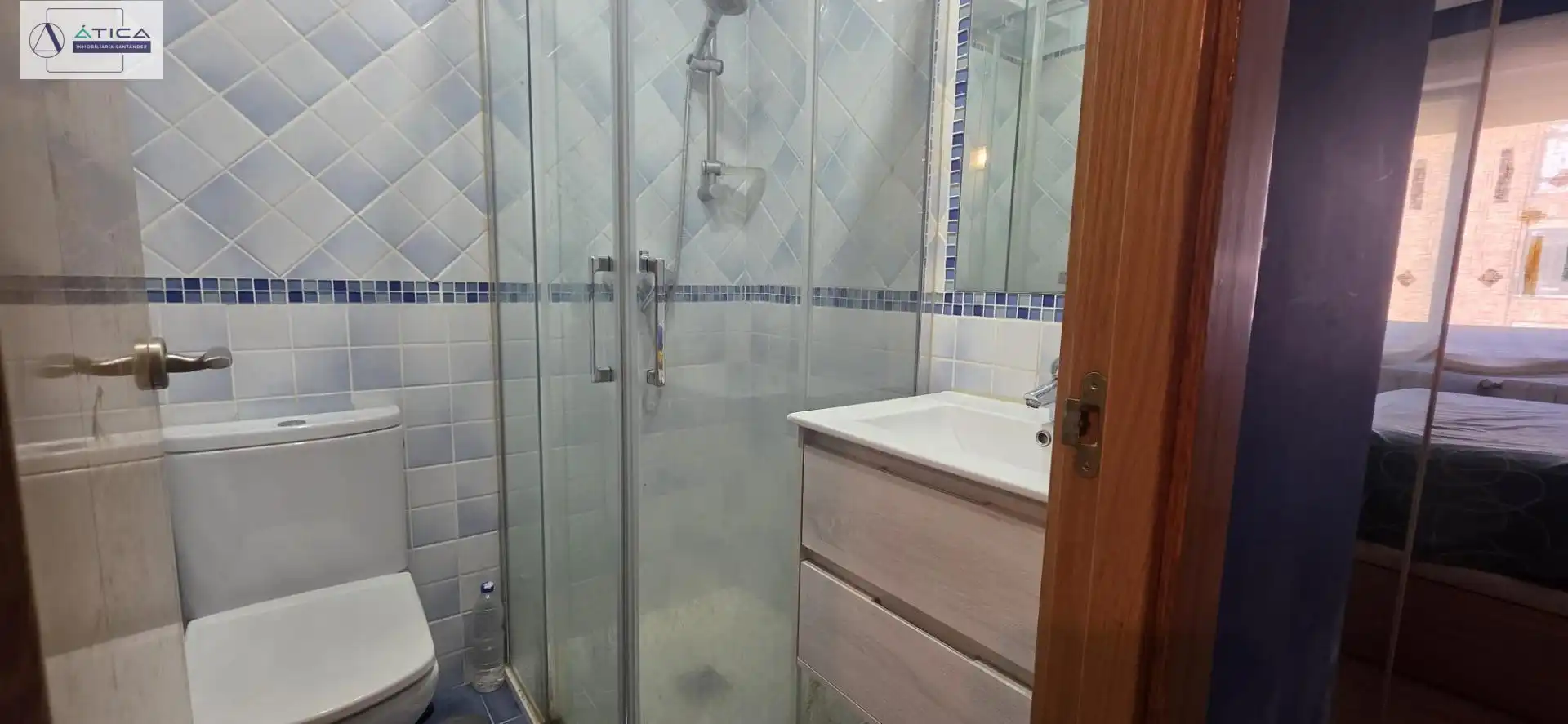 Bathroom of Flat for sale in Torrelavega   with Heating, Furnished and Balcony