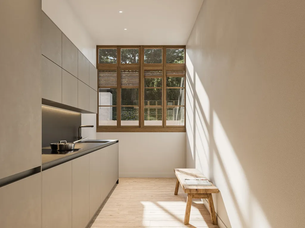 Kitchen of Flat for sale in Llanes  with Heating, Storage room and Balcony