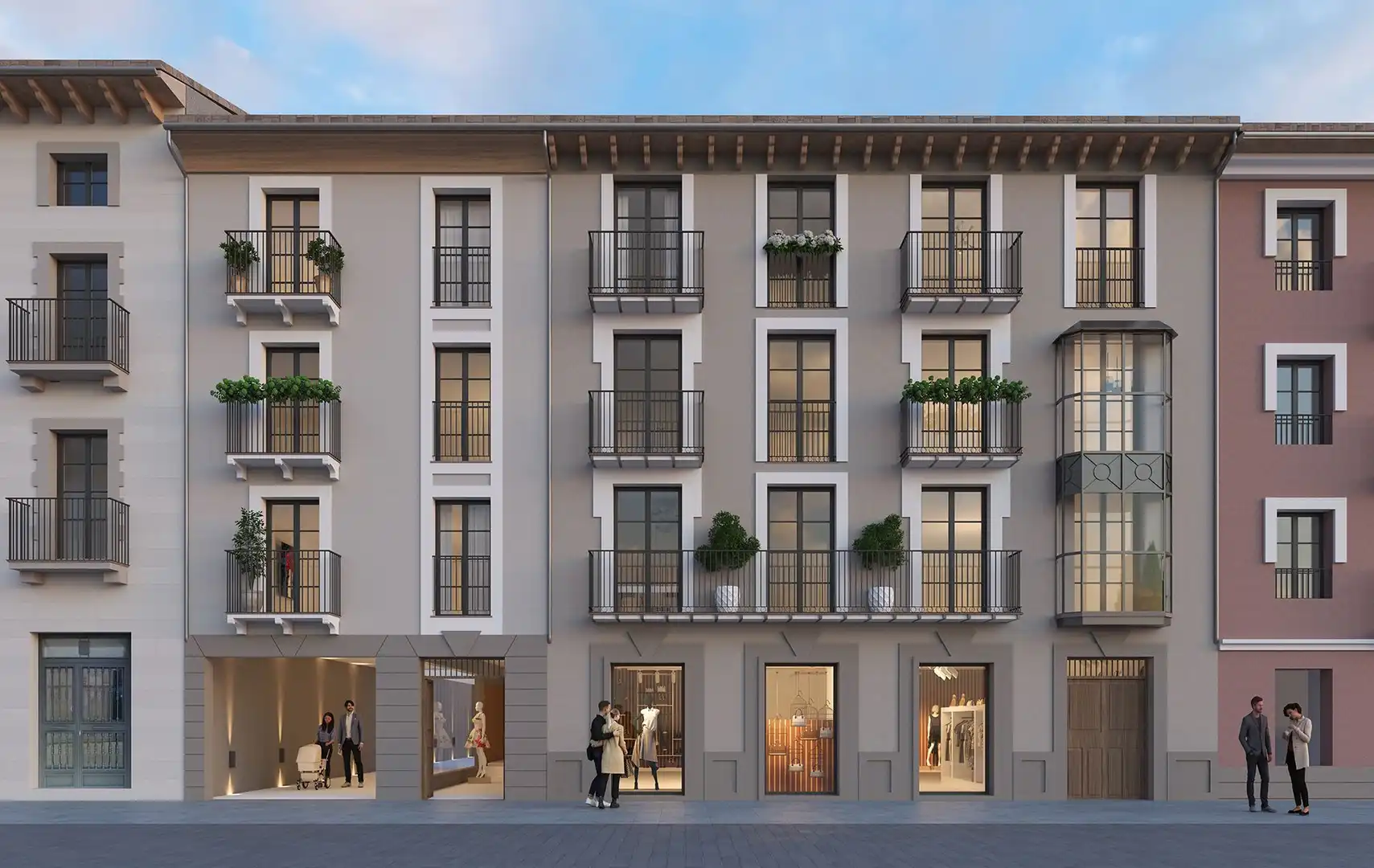 Vista exterior de Apartamento en venta en Jaca con Aire acondicionado, Calefacción y Terraza