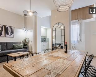 Dining room of Flat to rent in  Barcelona Capital  with Air Conditioner, Heating and Furnished