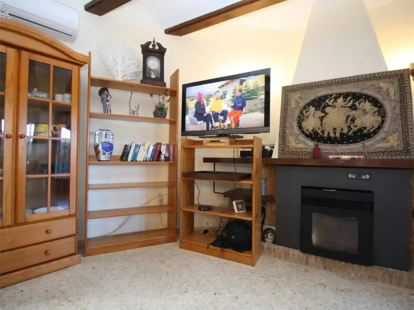 Sala d'estar de Casa o xalet en venda en Els Poblets amb Aire condicionat i Piscina