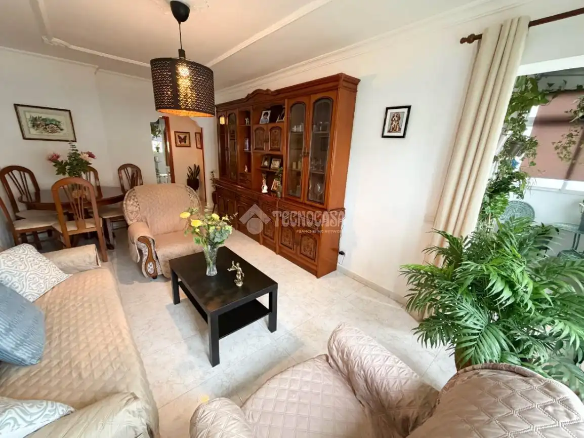 Sala de estar de Piso en venta en Las Palmas de Gran Canaria con Terraza