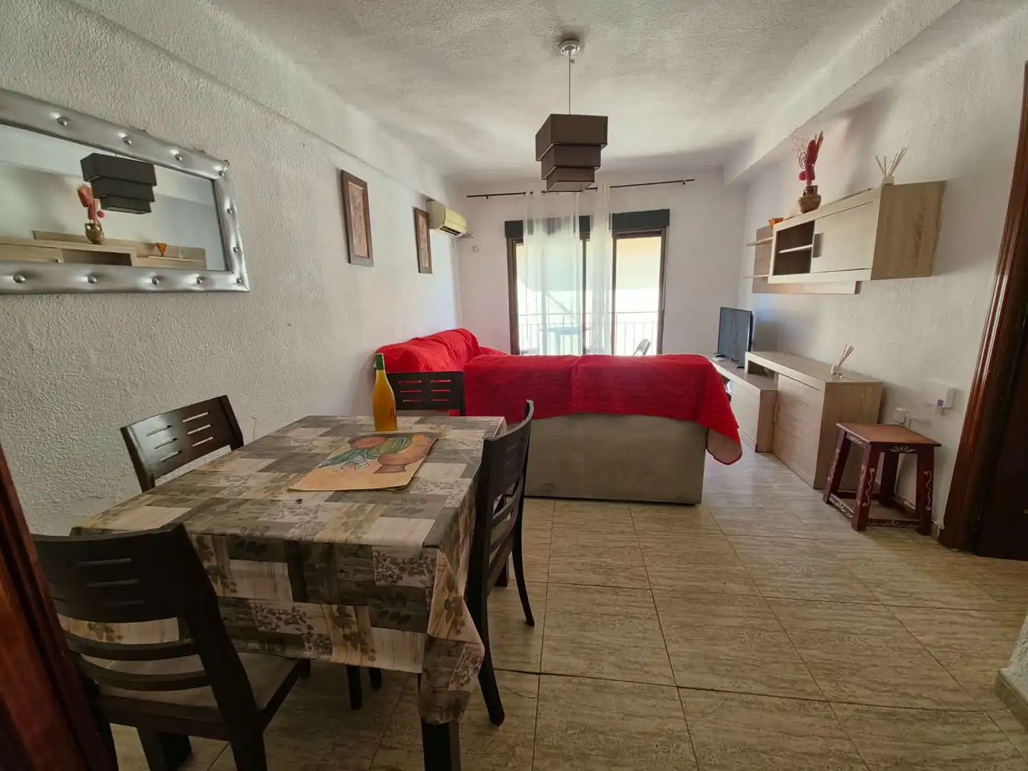 Wohnzimmer von Wohnung zum Verkauf in Andújar mit Klimaanlage, Möbliert und Balkon