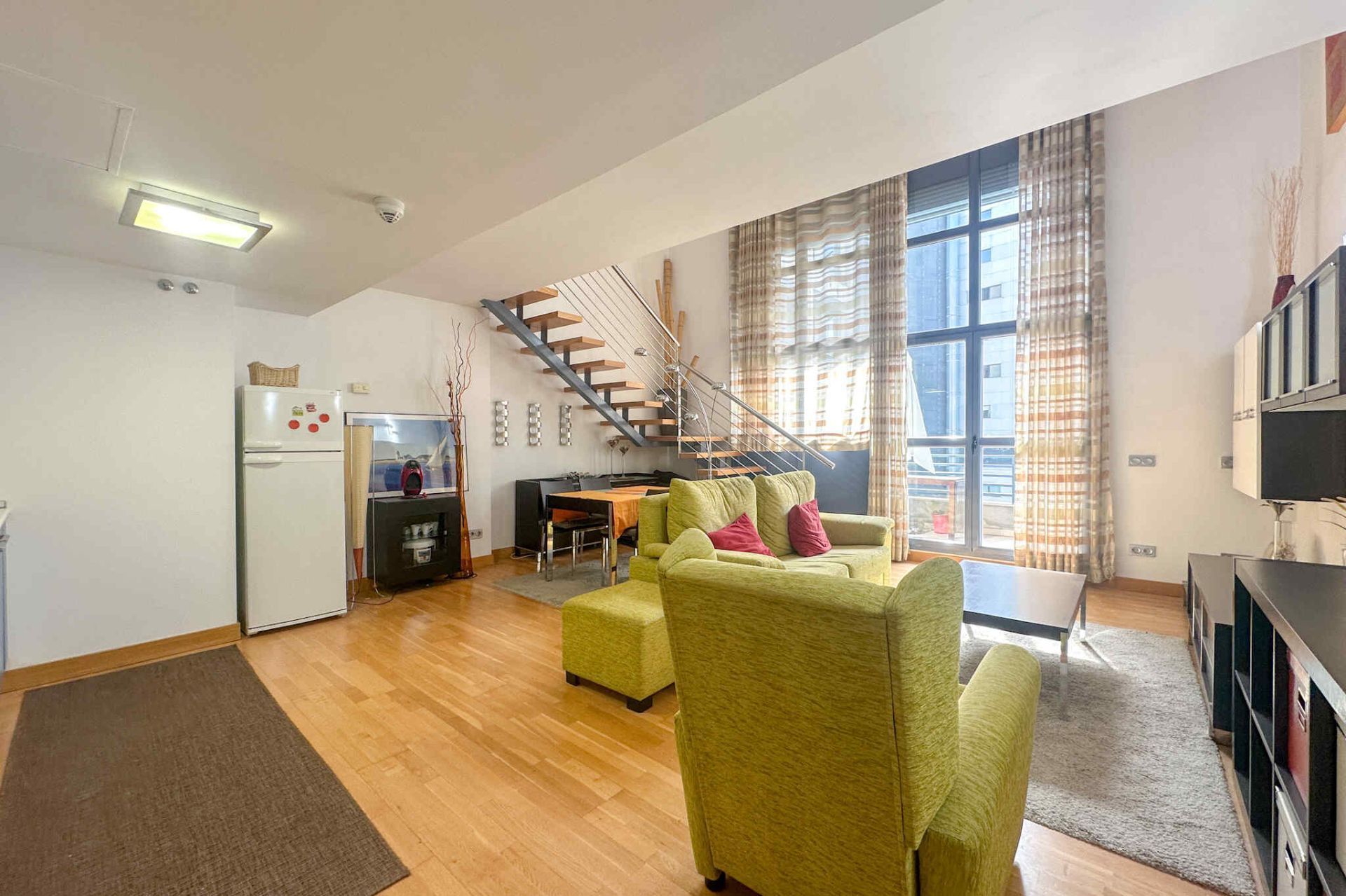 Living room of Duplex for sale in San Sebastián de los Reyes  with Air Conditioner, Heating and Terrace