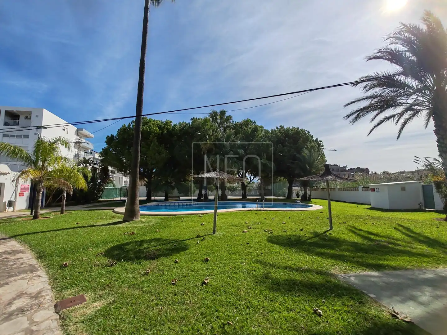 Swimming pool of Flat for sale in Dénia  with Air Conditioner, Private garden and Terrace