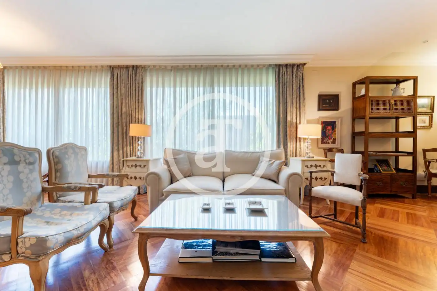 Sala d'estar de Pis de lloguer en Madrid amb Aire condicionat, Calefacció i Moblat