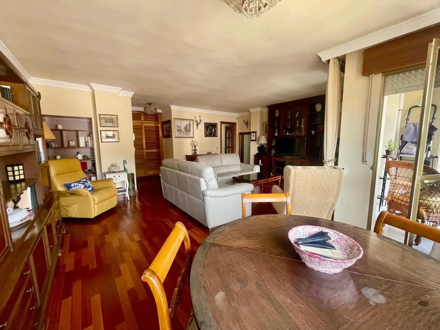 Sala de estar de Piso en venta en Málaga con Aire acondicionado y Terraza