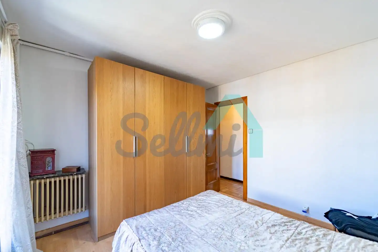 Schlafzimmer von Wohnung zum Verkauf in Oviedo  mit Heizung, Parkett und Terrasse