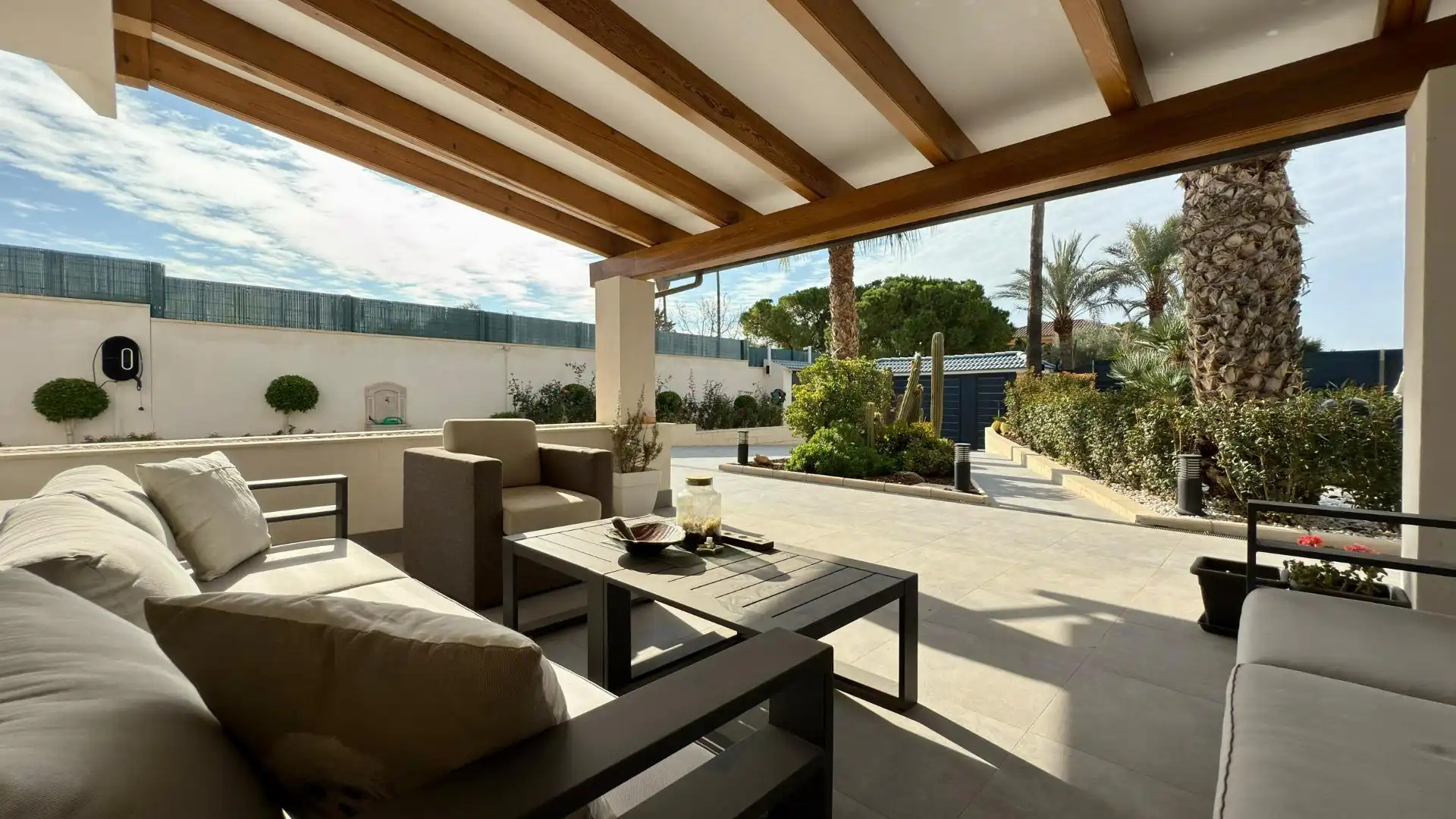 Terraza de Casa o chalet en venta en Sant Joan d'Alacant con Aire acondicionado, Calefacción y Jardín privado