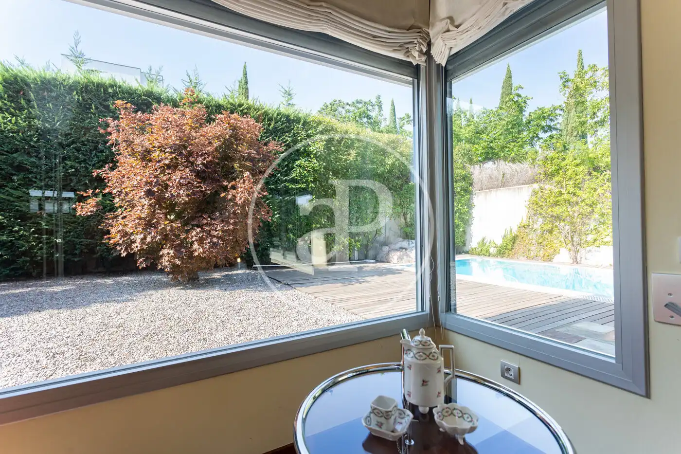 Terrassa de Casa o xalet en venda en Sant Cugat del Vallès amb Aire condicionat, Calefacció i Jardí privat