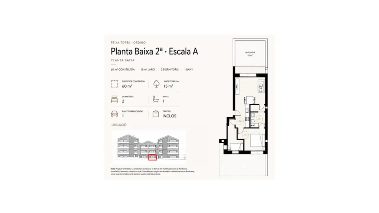 2-bedroom flat for sale in Ansalonga, Ordino · 3 of 3