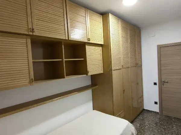Schlafzimmer von Wohnung zur Miete in Barcelona mit Klimaanlage, Terrasse und Möbliert
