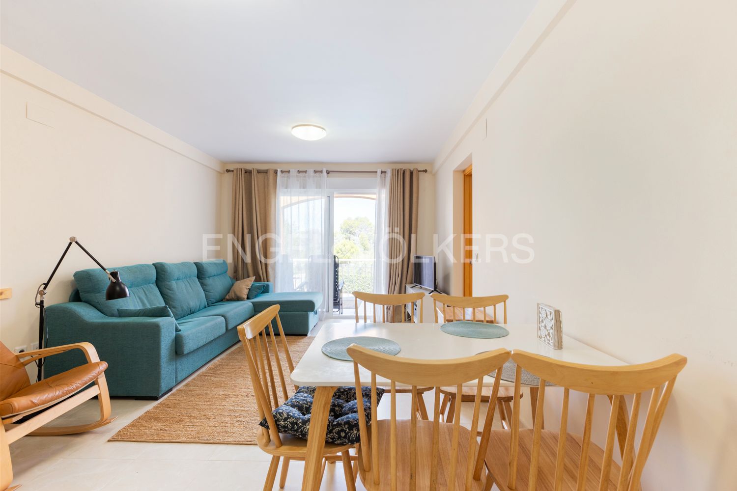 Sala d'estar de Apartament en venda en Dénia amb Aire condicionat, Calefacció i Terrassa