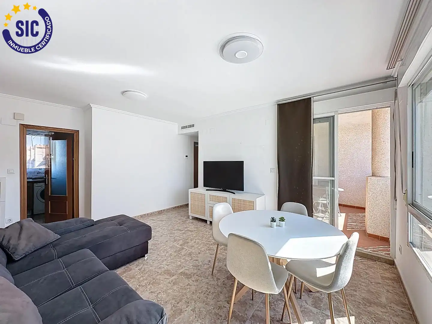Sala de estar de Apartamento en venta en Sueca con Aire acondicionado, Terraza y Balcón
