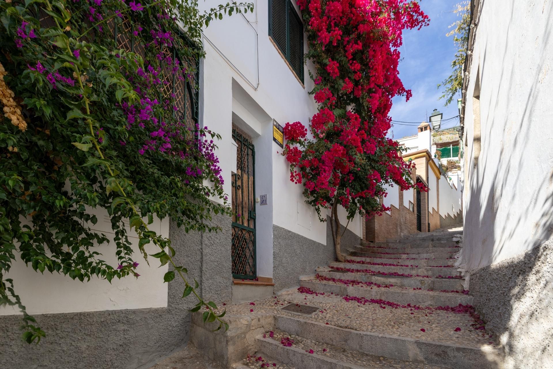 Vista exterior de Casa adosada en venda en  Granada Capital amb Terrassa