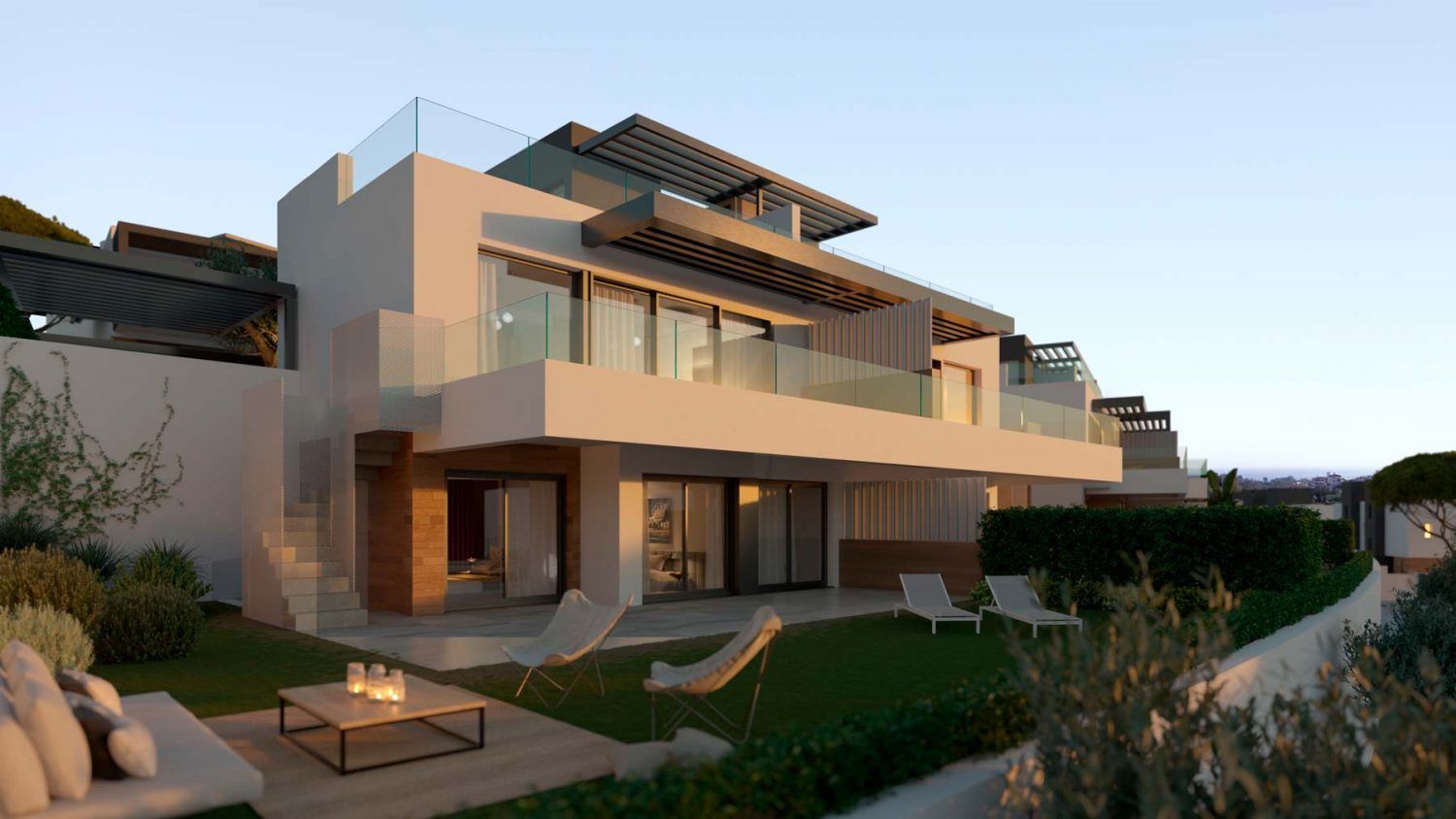 Vista exterior de Casa o chalet en venta en Estepona con Aire acondicionado, Calefacción y Terraza