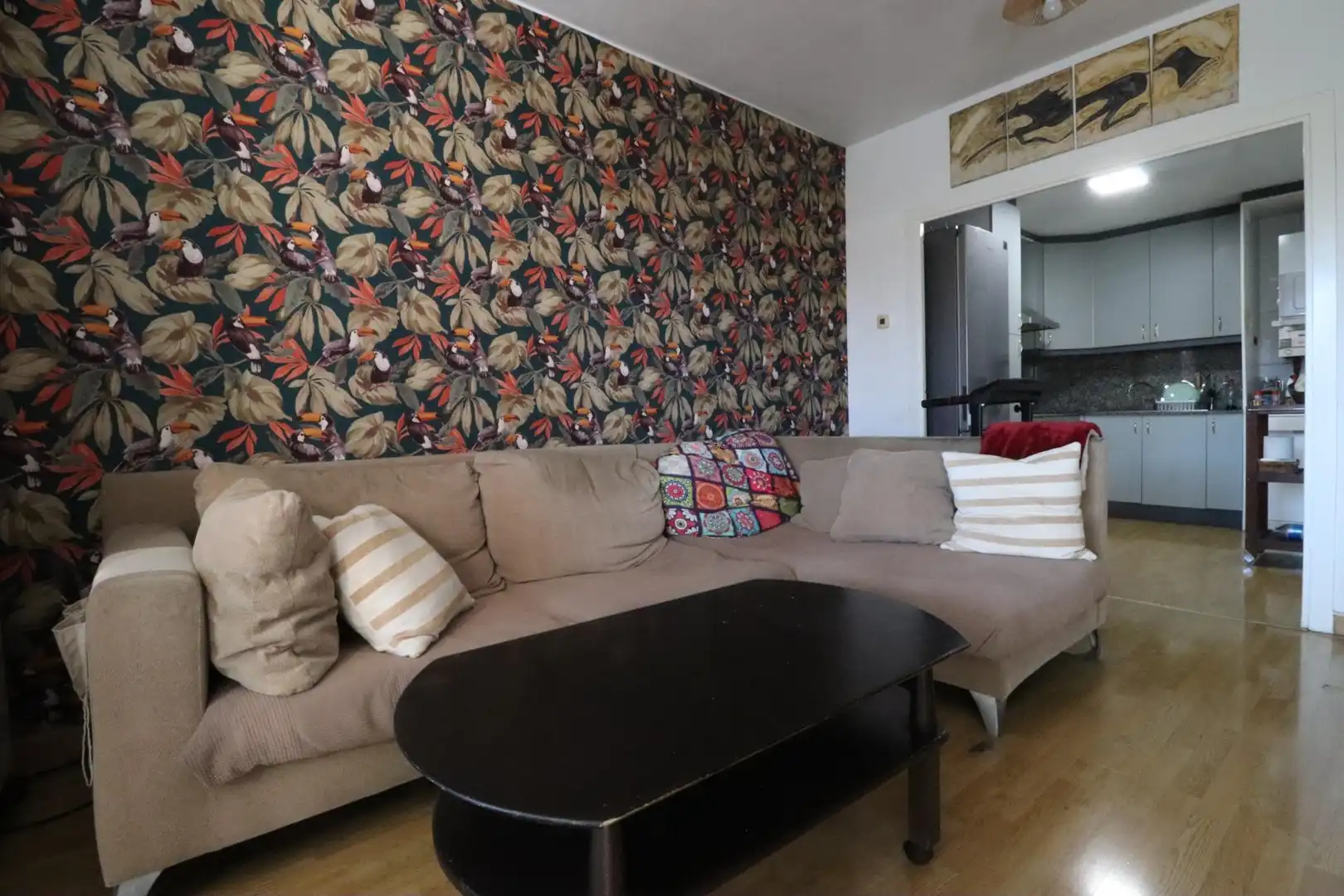 Sala de estar de Piso en venta en Sabadell con Calefacción, Parquet y Terraza