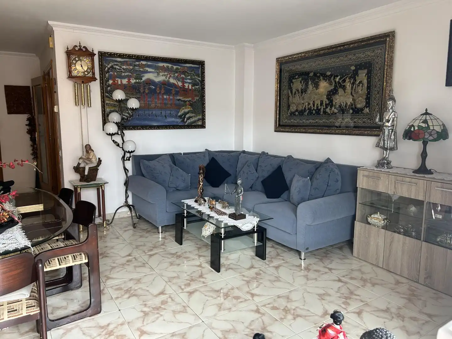 Sala de estar de Ático en venta en Mataró con Aire acondicionado, Calefacción y Trastero