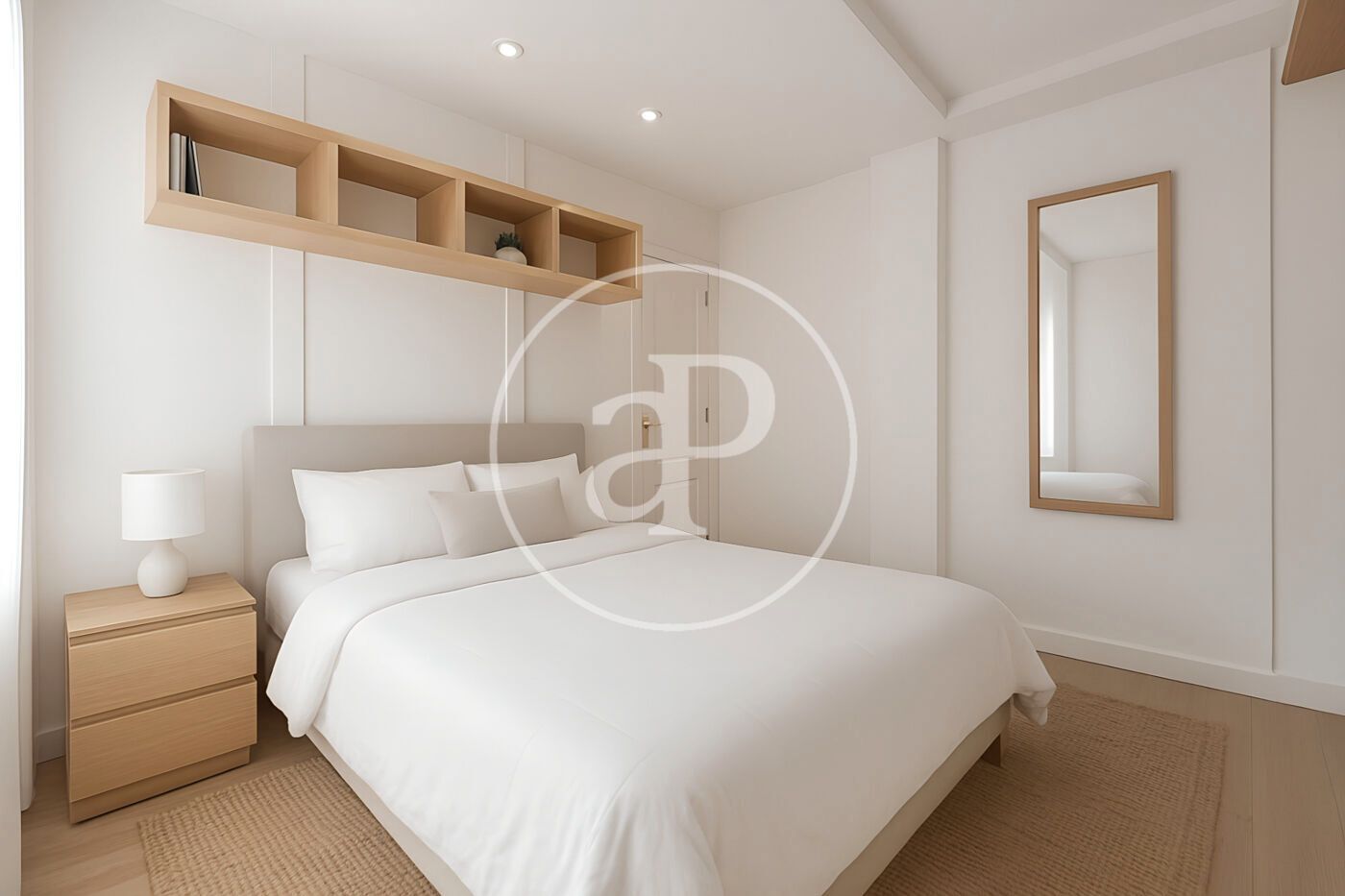 Bedroom of Flat for sale in  Madrid Capital  with Air Conditioner, Heating and Furnished