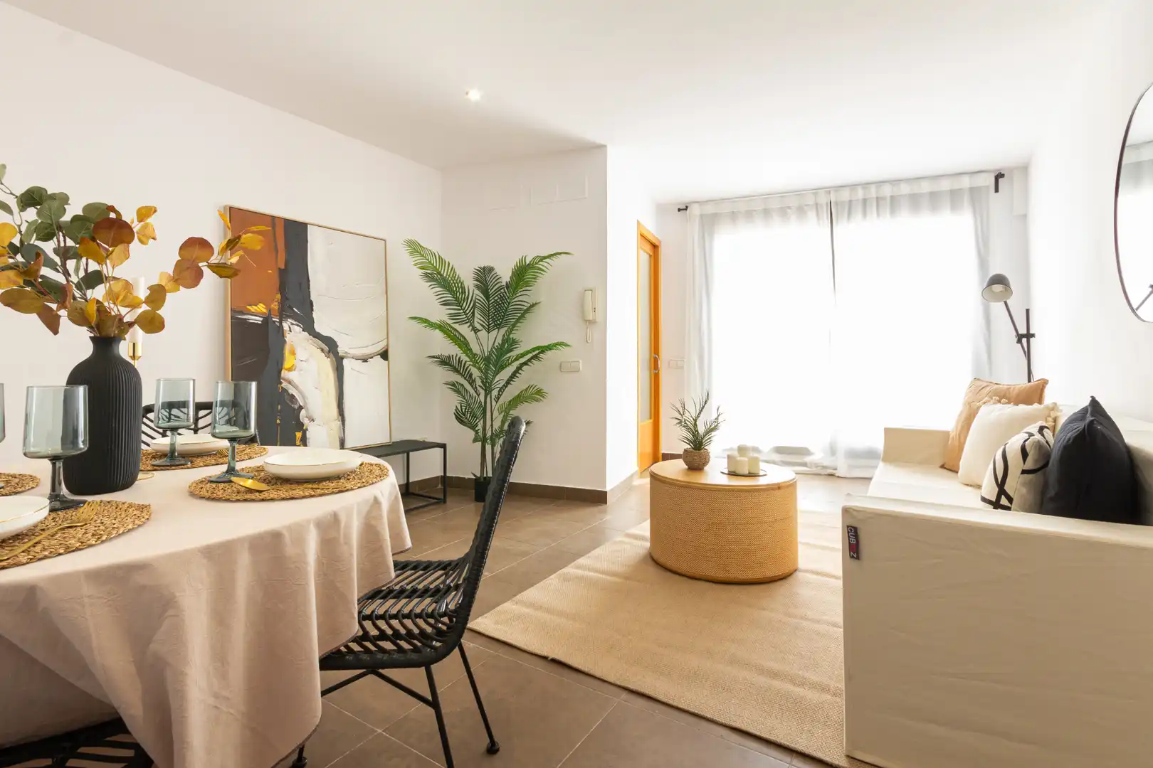 Sala d'estar de Dúplex en venda en Terrassa amb Aire condicionat, Parquet i Terrassa