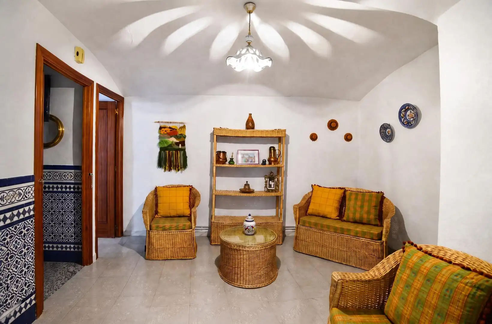 Living room of Houses for sale in Montánchez  with Heating, Terrace and Balcony