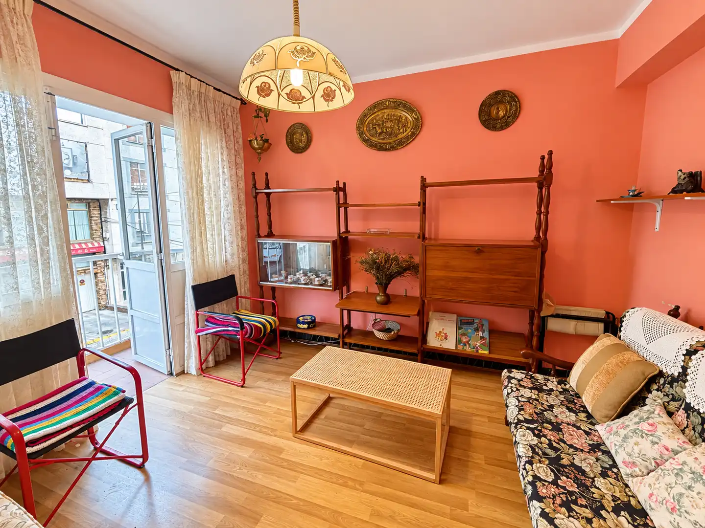 Sala d'estar de Pis en venda en Foz amb Parquet, Terrassa i Traster