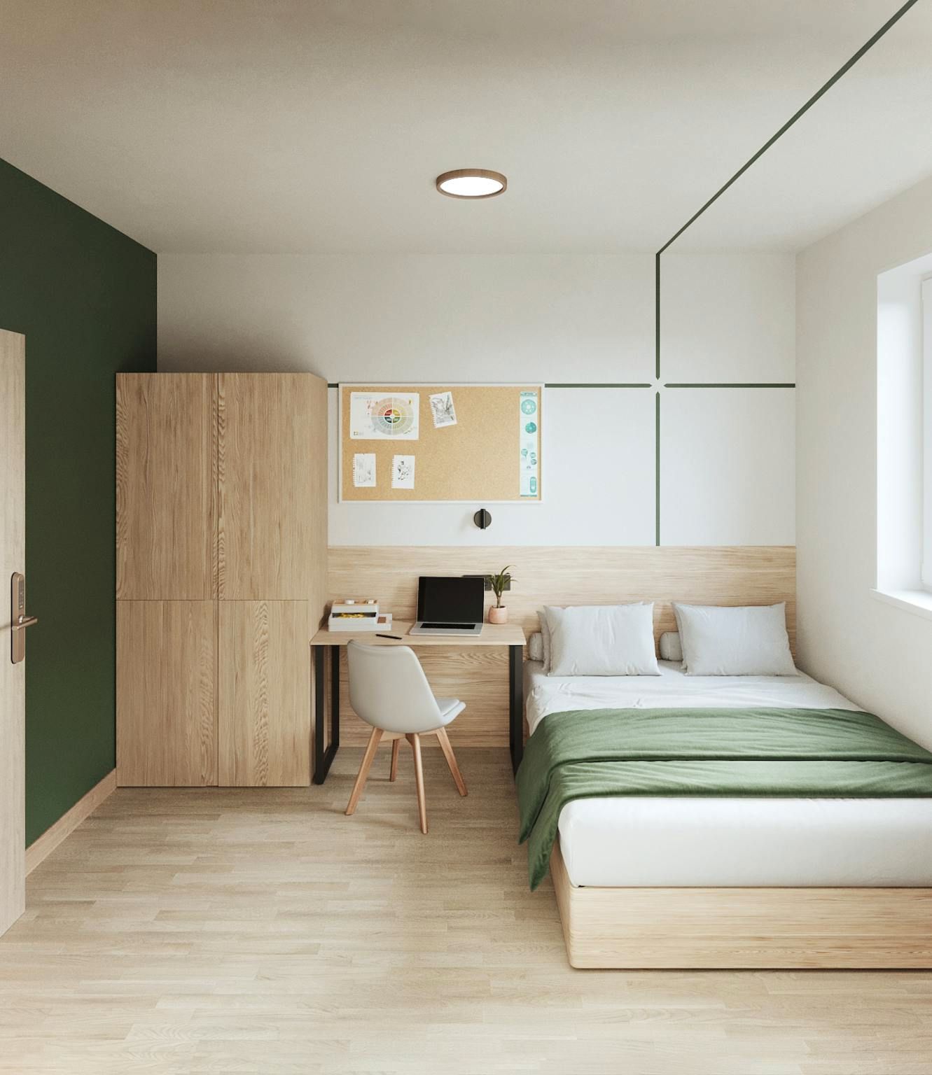 Habitación de Piso para compartir en  Madrid Capital con Calefacción, Amueblado y Lavadora