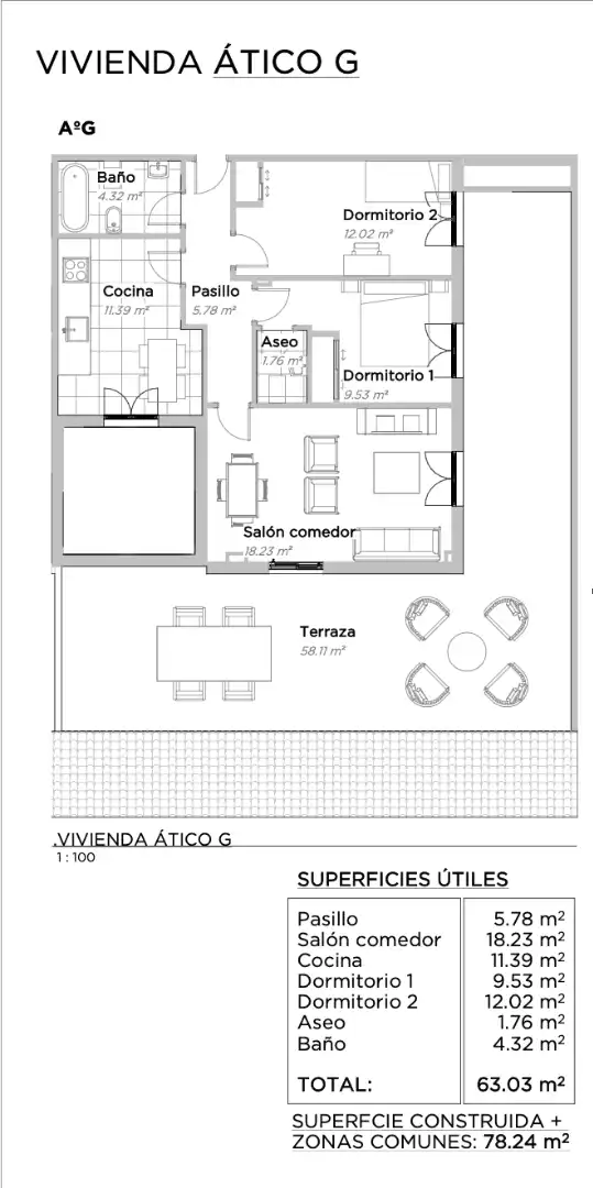 Attic for sale in Horcajo de Santiago  with Heating, Parquet flooring and Terrace