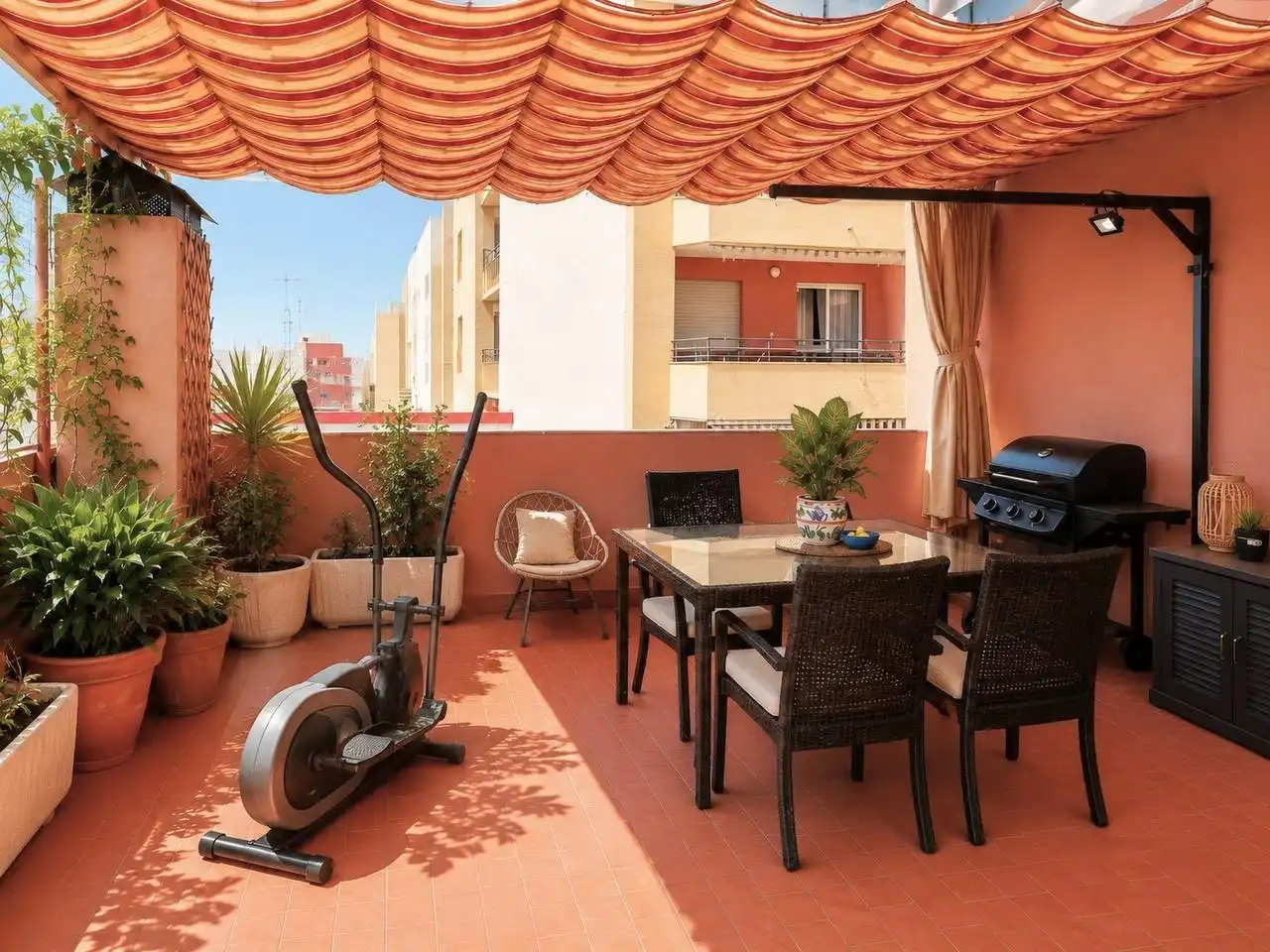 Terraza de Ático en venta en Alicante / Alacant con Aire acondicionado, Calefacción y Terraza