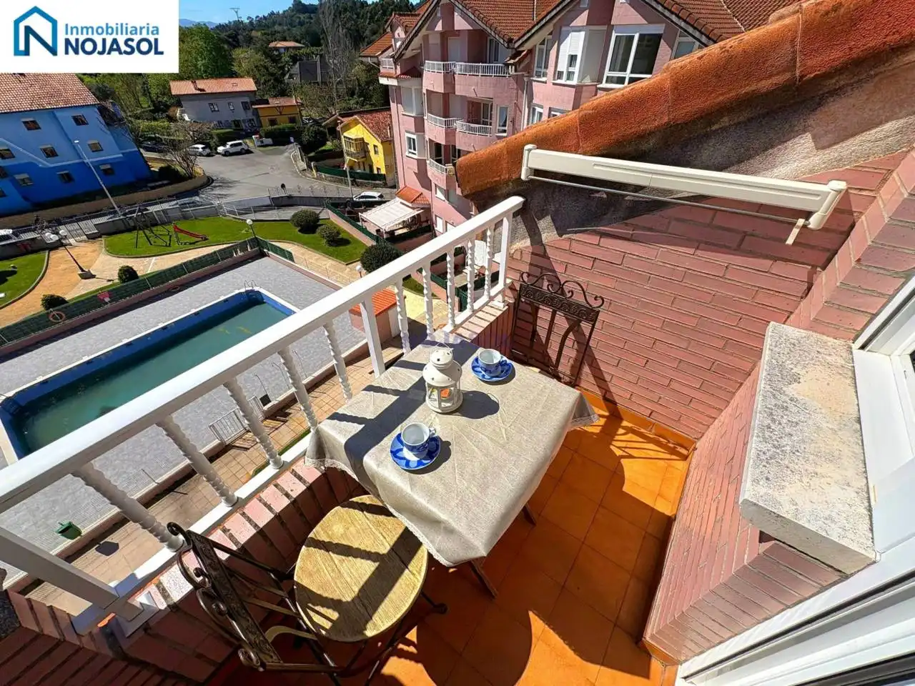 Terrasse von Wohnung zur Miete in Noja mit Heizung, Terrasse und Möbliert