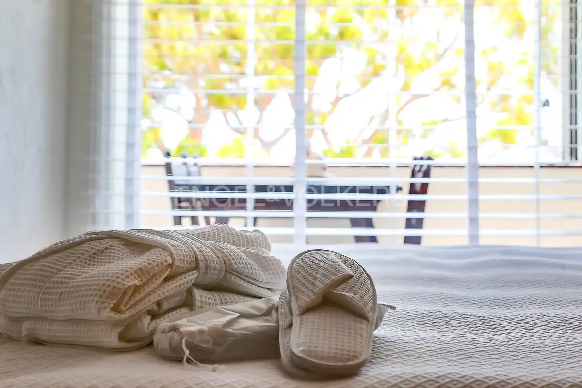 Schlafzimmer von Wohnung zur Miete in Sitges mit Klimaanlage, Heizung und Schwimmbad