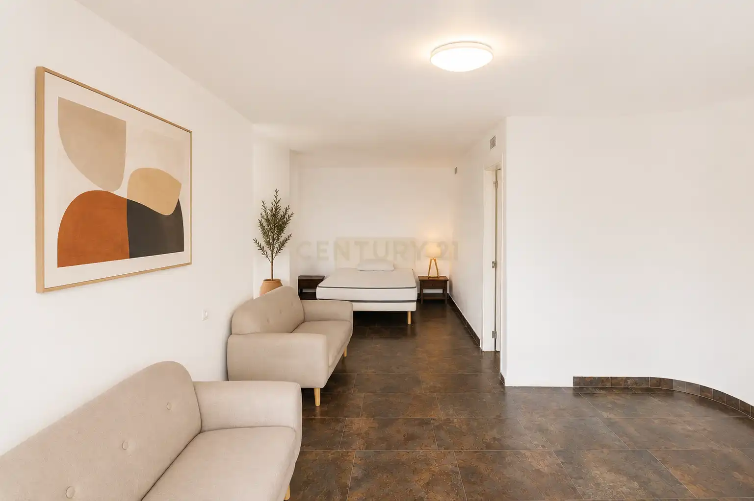 Schlafzimmer von Einfamilien-Reihenhaus zum Verkauf in Sant Josep de sa Talaia mit Klimaanlage, Privatgarten und Abstellraum