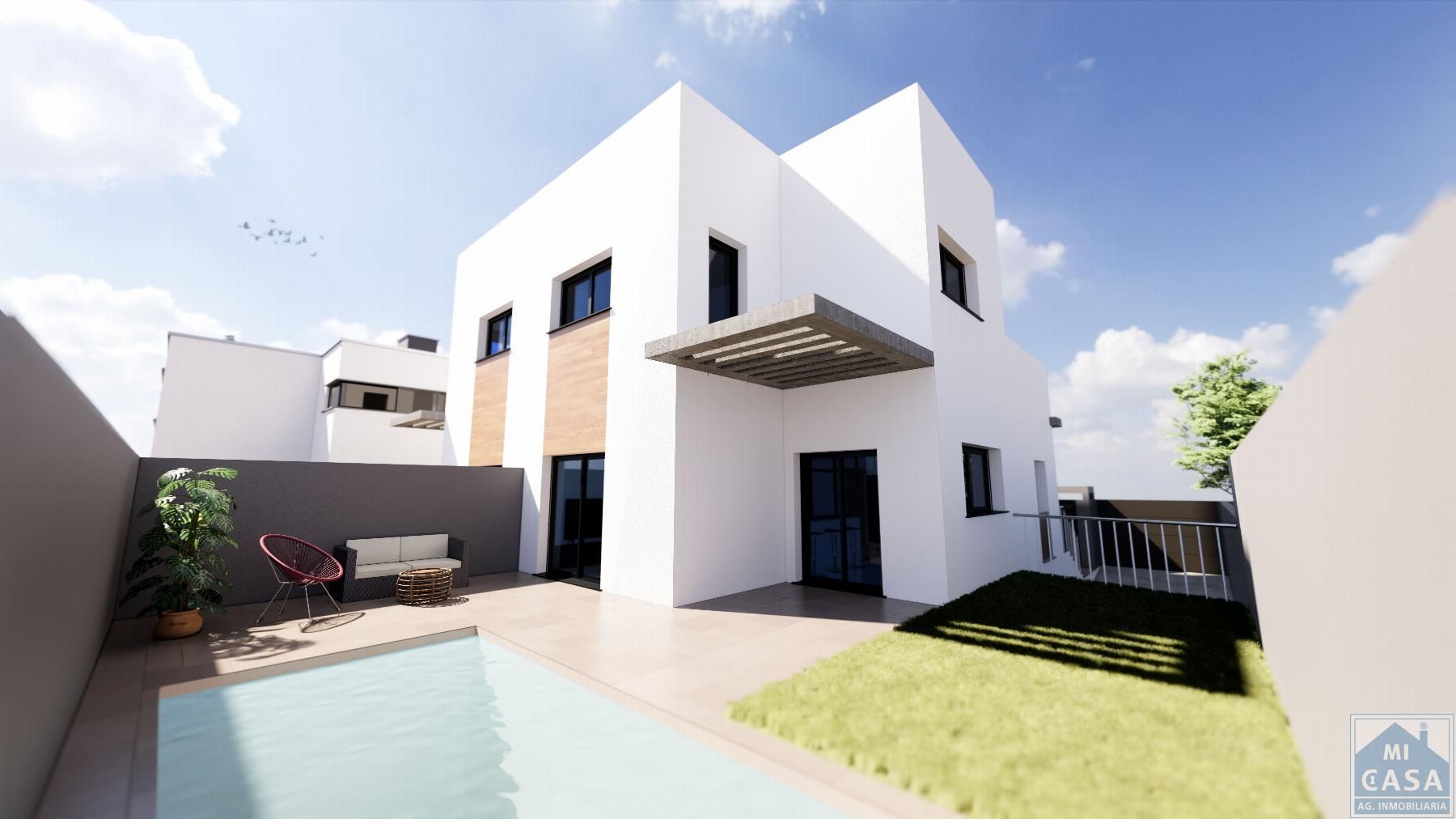 Vista exterior de Casa o chalet en venta en Mérida con Aire acondicionado, Calefacción y Terraza