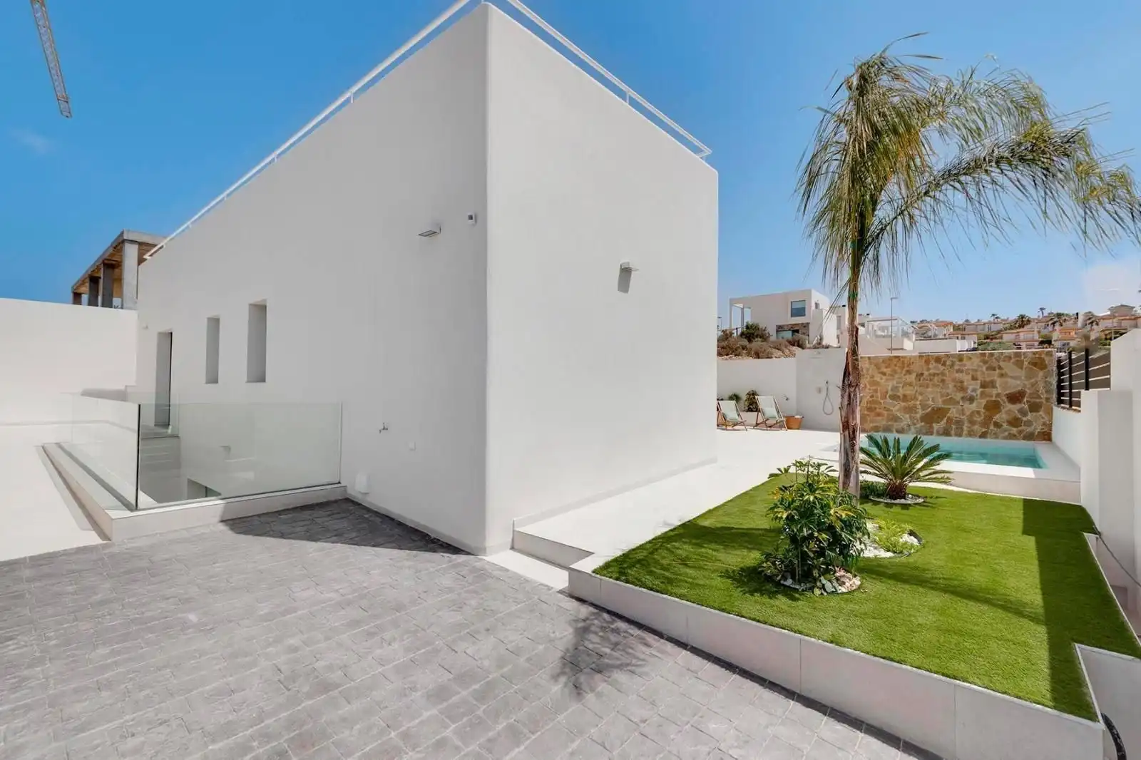 Vista exterior de Casa o chalet en venta en Rojales con Jardín privado, Terraza y Piscina