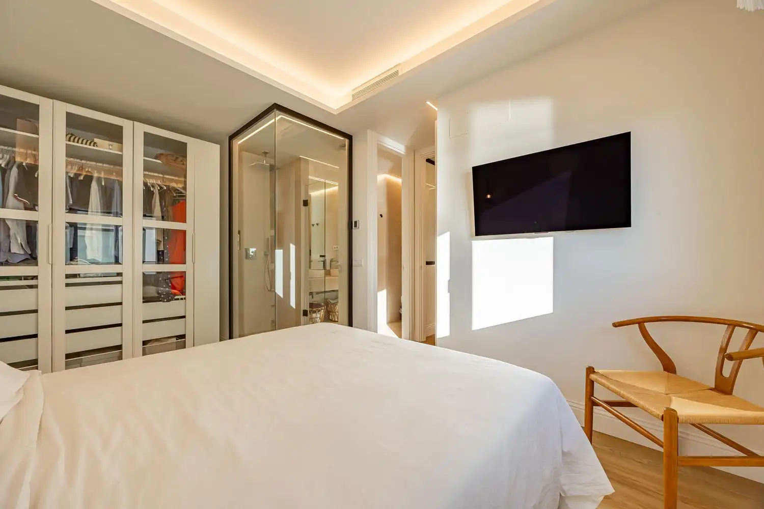 Schlafzimmer von Dachboden zum Verkauf in Las Palmas de Gran Canaria mit Klimaanlage, Terrasse und Möbliert
