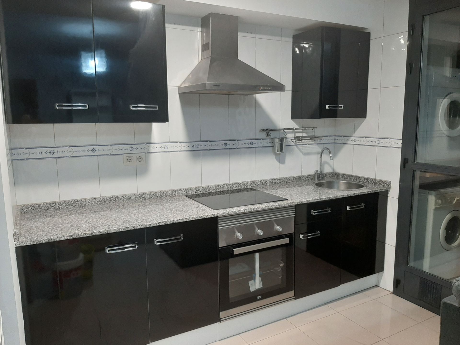 Kitchen of Apartment to rent in Lugo Capital  with Heating, Parquet flooring and Storage room