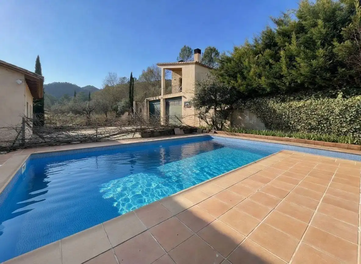 Piscina de Casa o chalet en venta en Sant Llorenç de la Muga con Calefacción, Jardín privado y Terraza