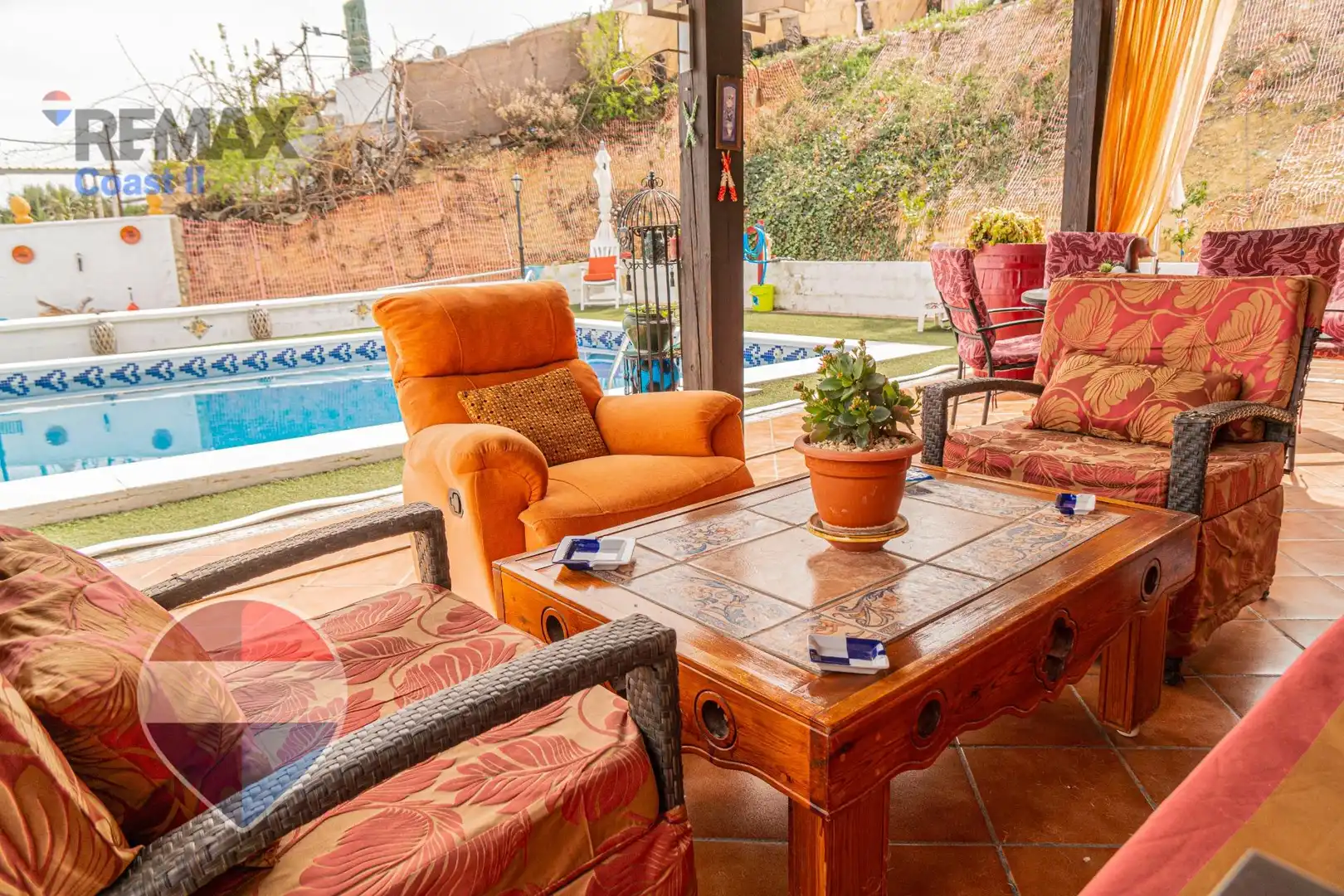 Terraza de Casa o chalet en venta en Moraleda de Zafayona con Aire acondicionado, Calefacción y Jardín privado