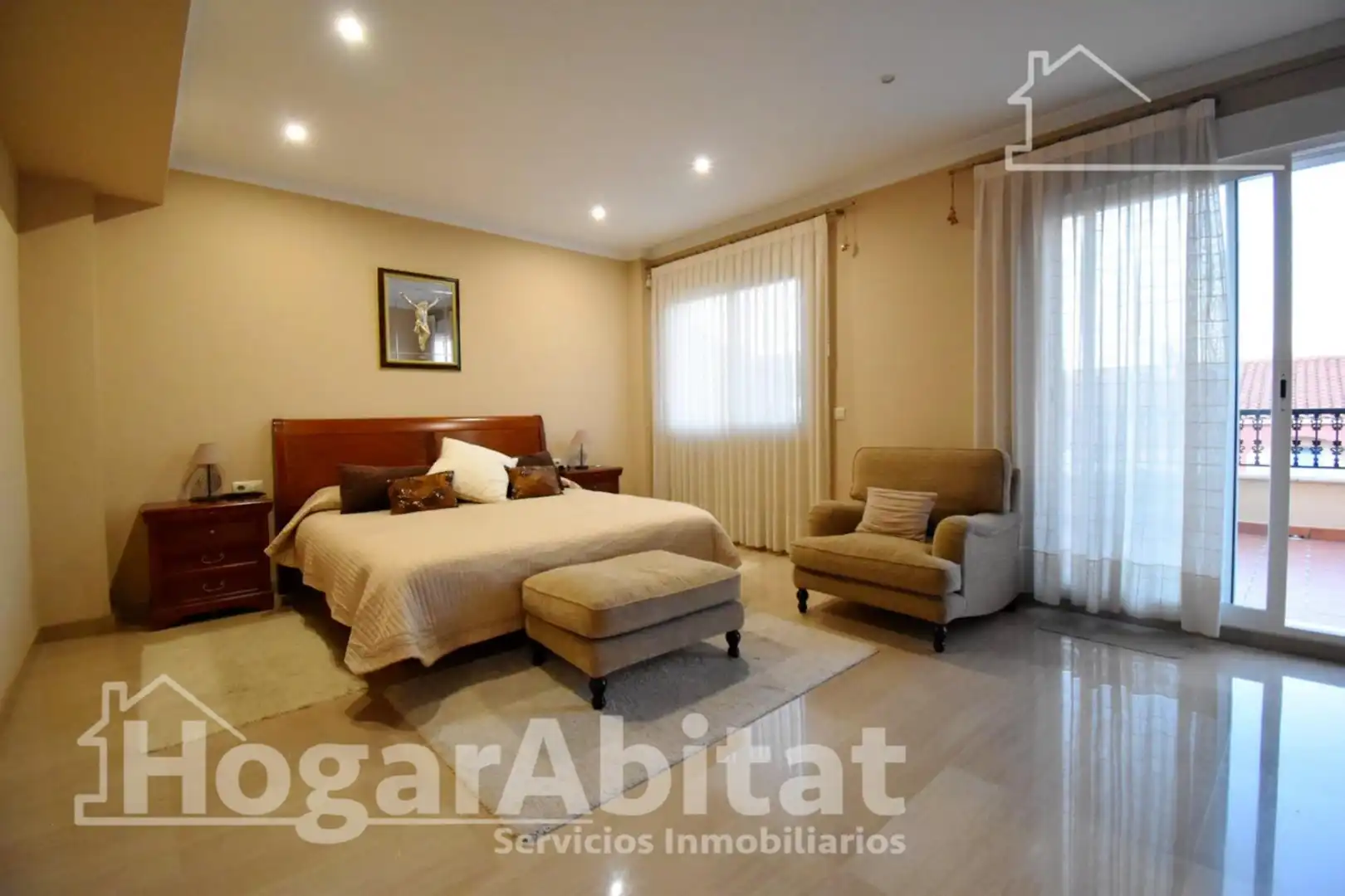 Bedroom of Houses for sale in Almoines  with Air Conditioner, Heating and Terrace