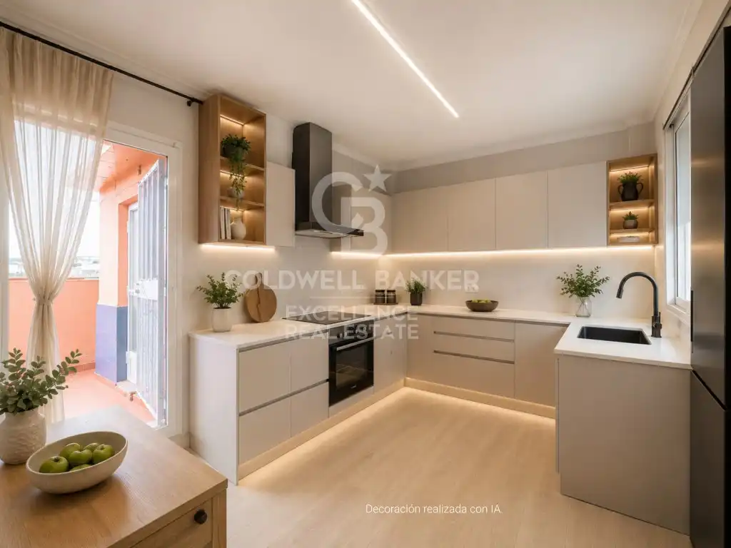 Kitchen of Attic for sale in Valencia  with Terrace
