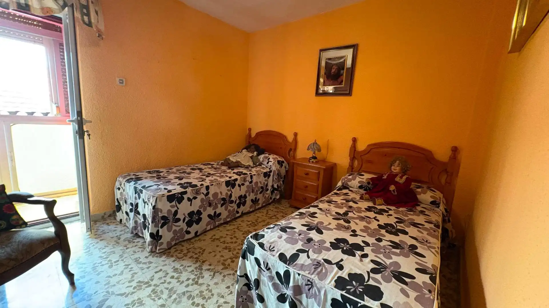 Dormitori de Casa adosada en venda en Málaga amb Aire condicionat, Terrassa i Balcó