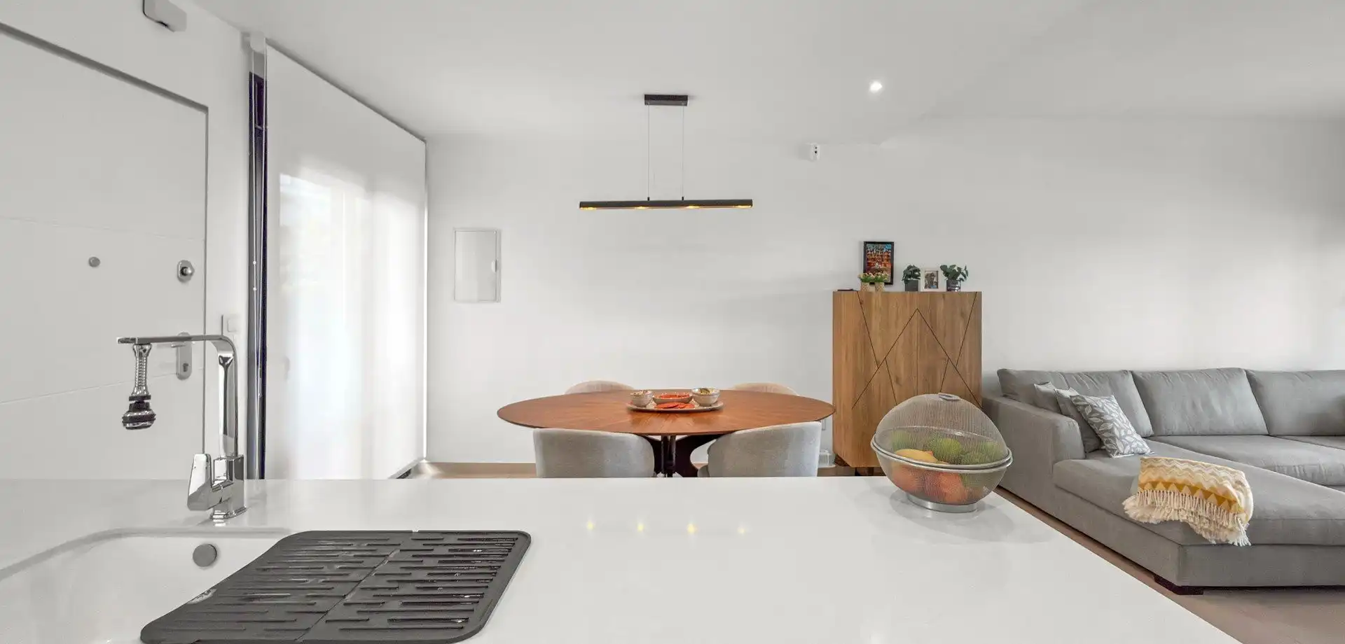 Comedor de Apartamento en venta en Pilar de la Horadada con Jardín privado, Terraza y Amueblado