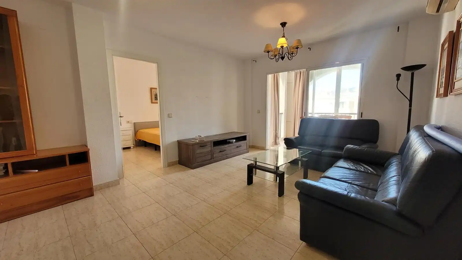 Wohnzimmer von Dachboden zum Verkauf in L'Alfàs del Pi mit Klimaanlage, Terrasse und Möbliert
