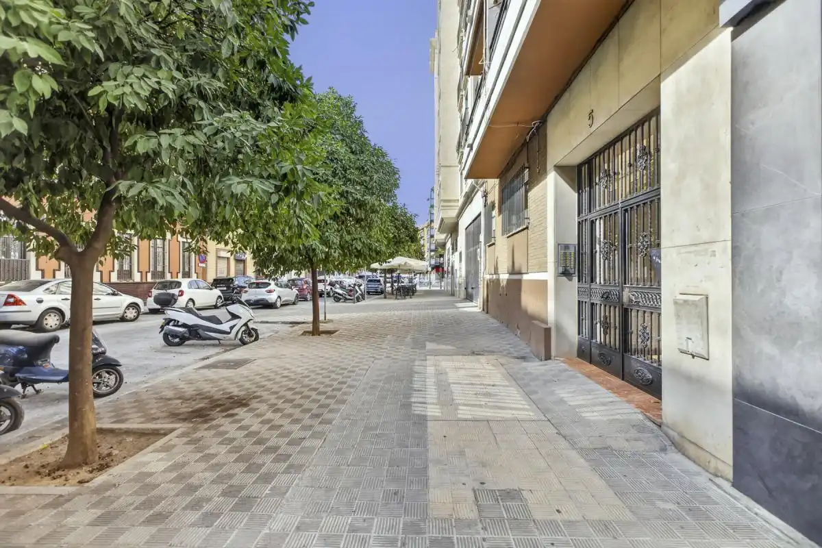 Exterior view of Flat for sale in Sevilla  with Air Conditioner and Heating
