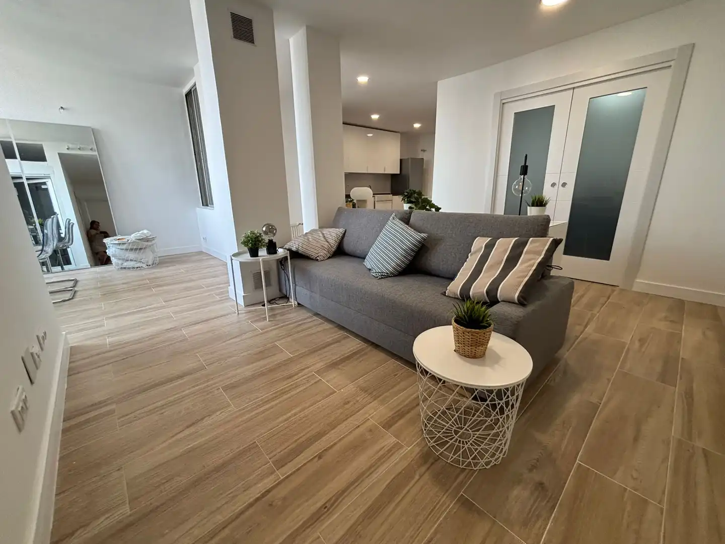 Sala de estar de Piso en venta en Madrid con Aire acondicionado, Calefacción y Amueblado