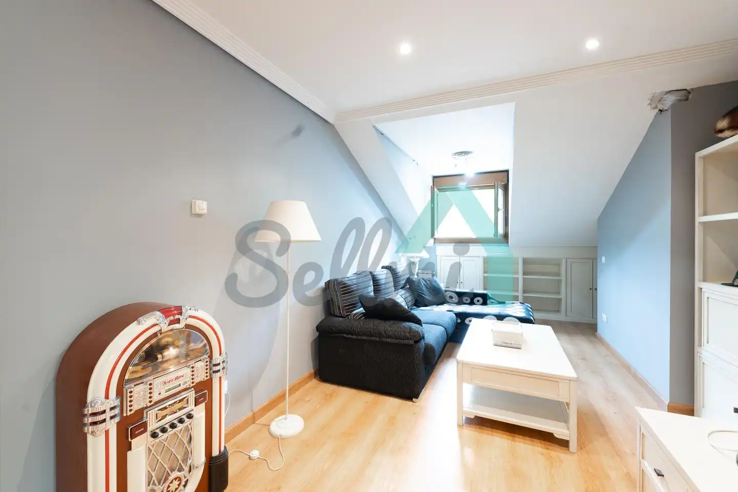 Living room of Flat for sale in Aller  with Heating and Storage room