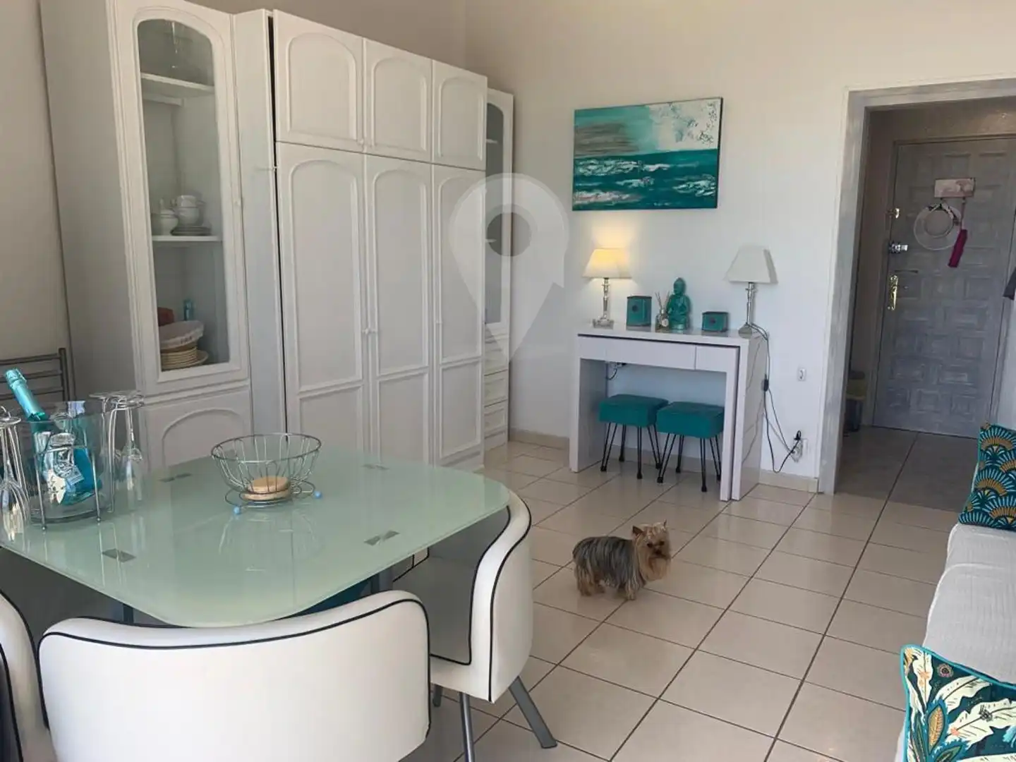 Esszimmer von Wohnung zum Verkauf in Roses mit Klimaanlage, Heizung und Terrasse