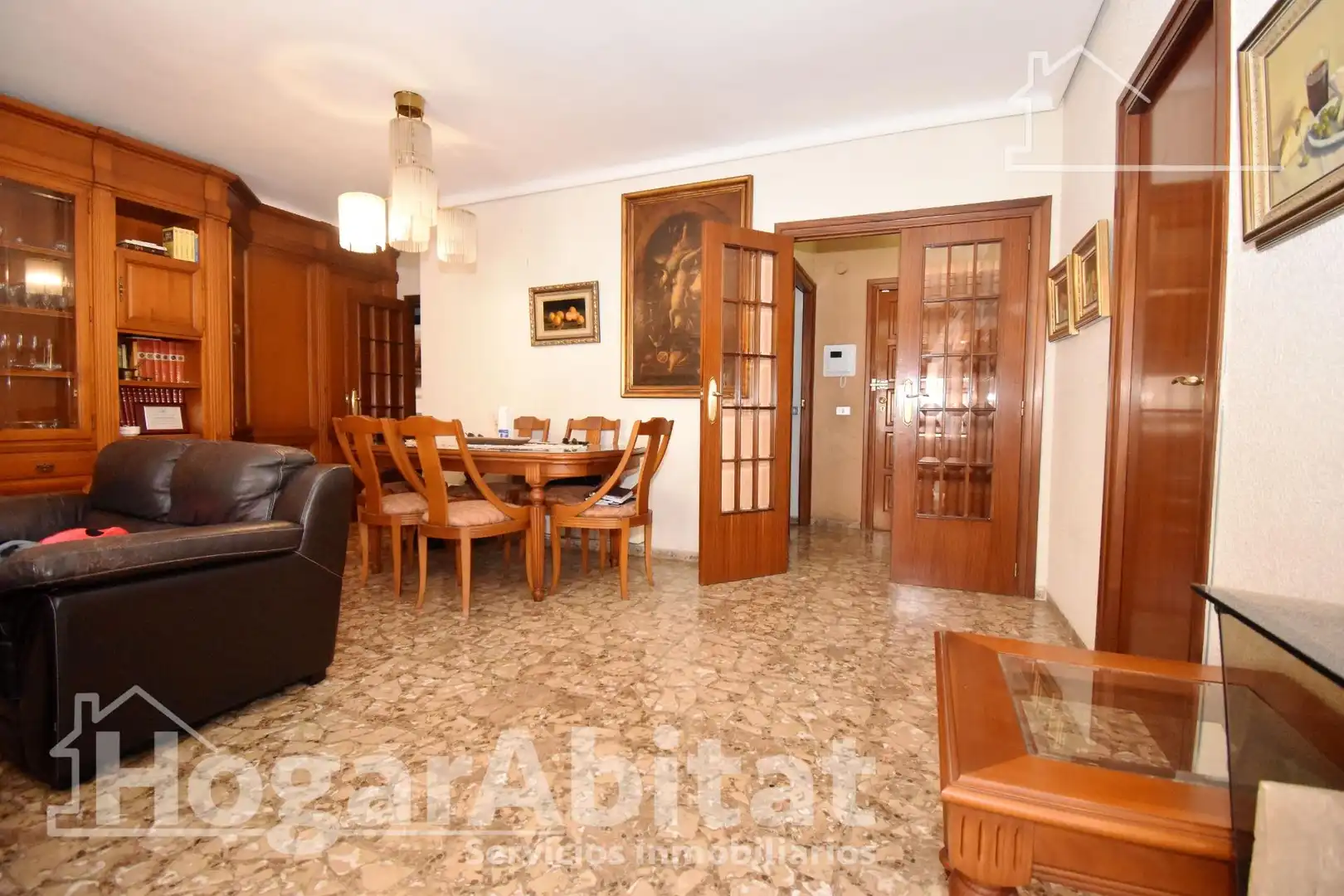 Living room of Flat for sale in Vila-real  with Air Conditioner, Heating and Furnished
